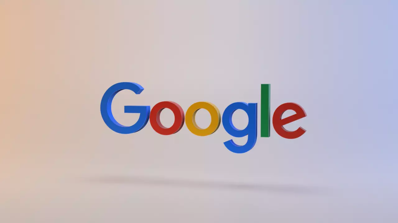 Google logo  Low-poly 3D model_0