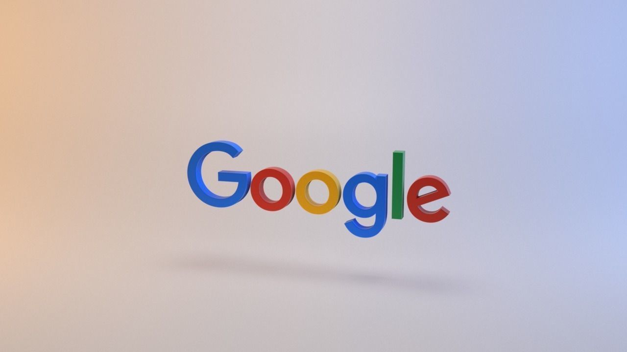Google logo  Low-poly 3D model_5