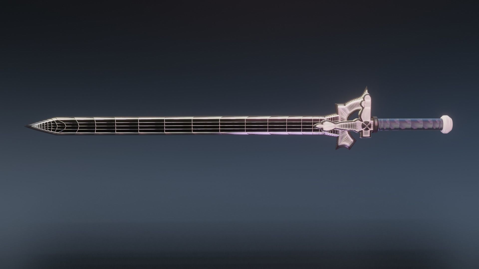 ELUCIDATOR sword 3D model_1