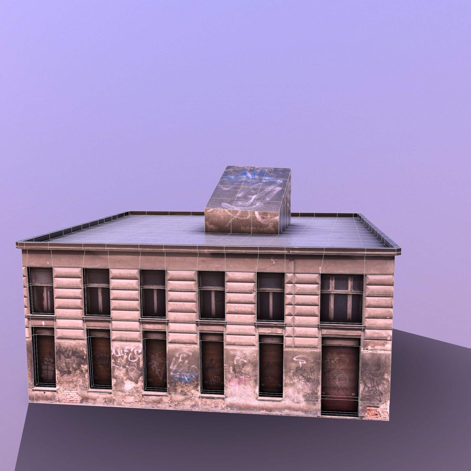 House v3 Low-poly 3D model_12