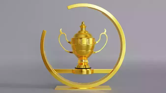 Trophy Cup 3D model Low-poly 3D model