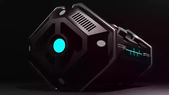 Sci Fi Game Asset  Low-poly 3D model