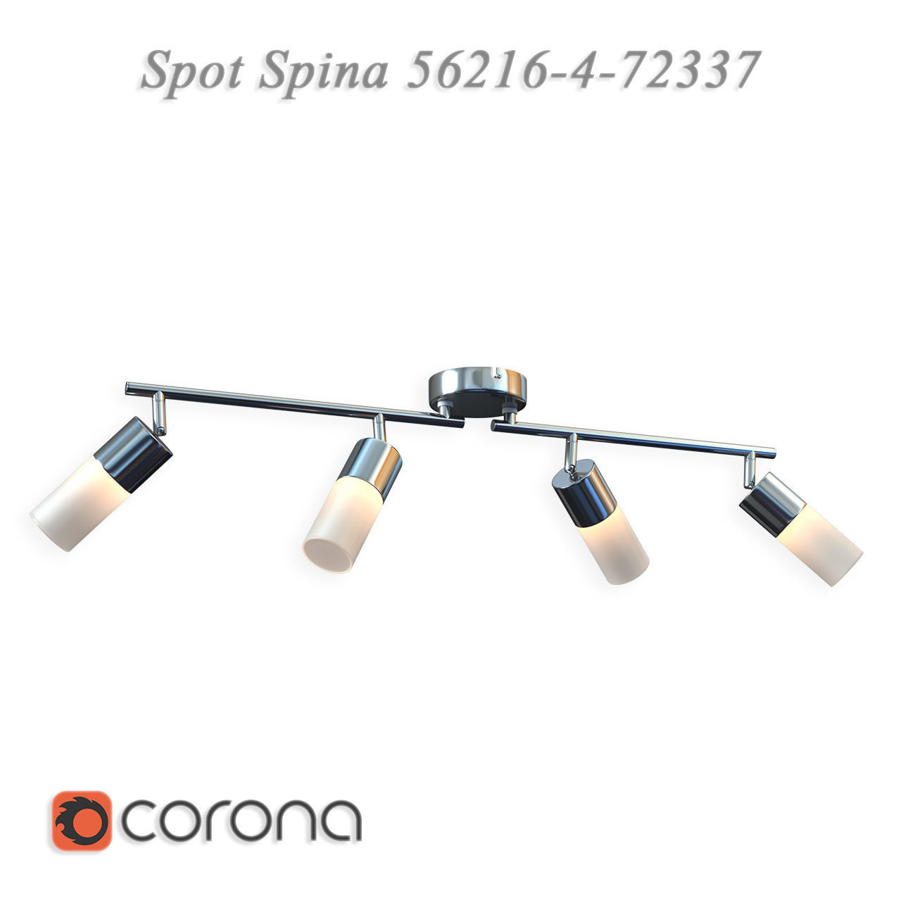 Spot LED on the Spina 56216-4-72337 rod 3D model_1