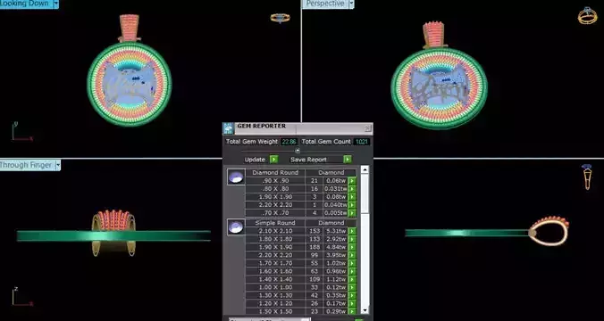 Diamond Pendant 3d model 