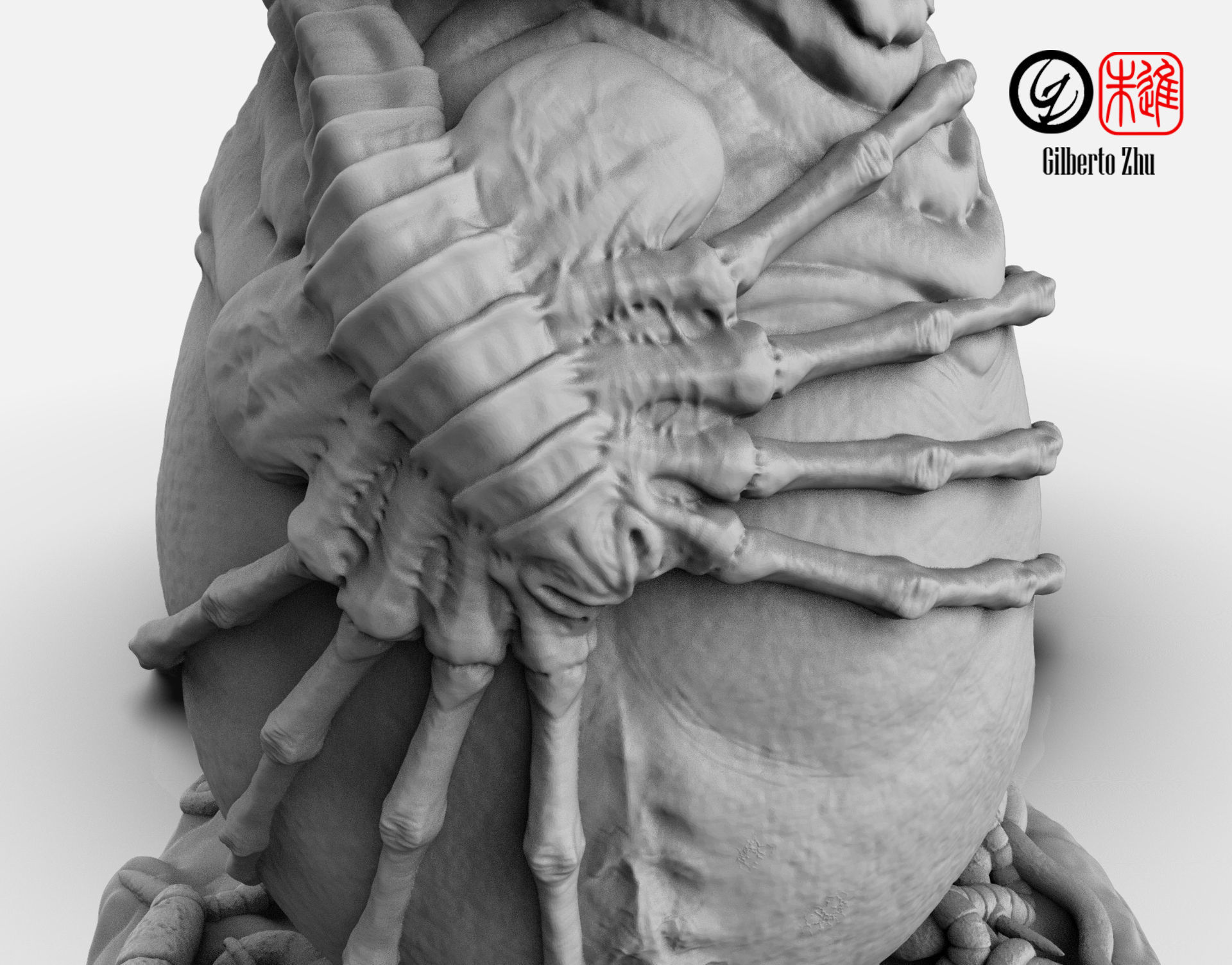 HR Giger - Ovomorphs or Alien Eggs - for FDM or SLA print 3D print model_1