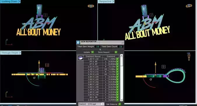 Diamond Pendant 3d model 