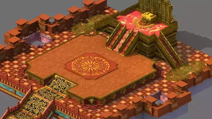 Lingxiao Palace-Throne