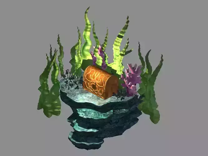 Dragon Palace-Props-Undersea Plant 02