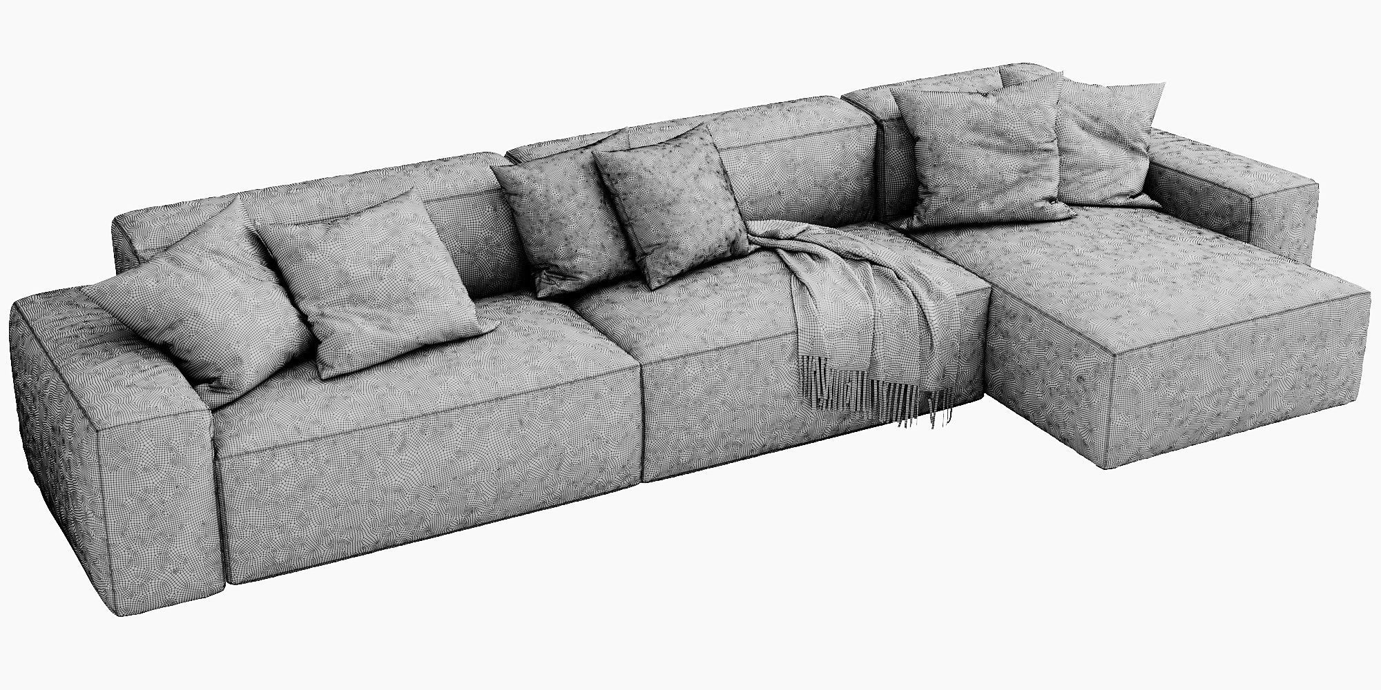 Jesse Daniel Chaise Lounge 3D model_3