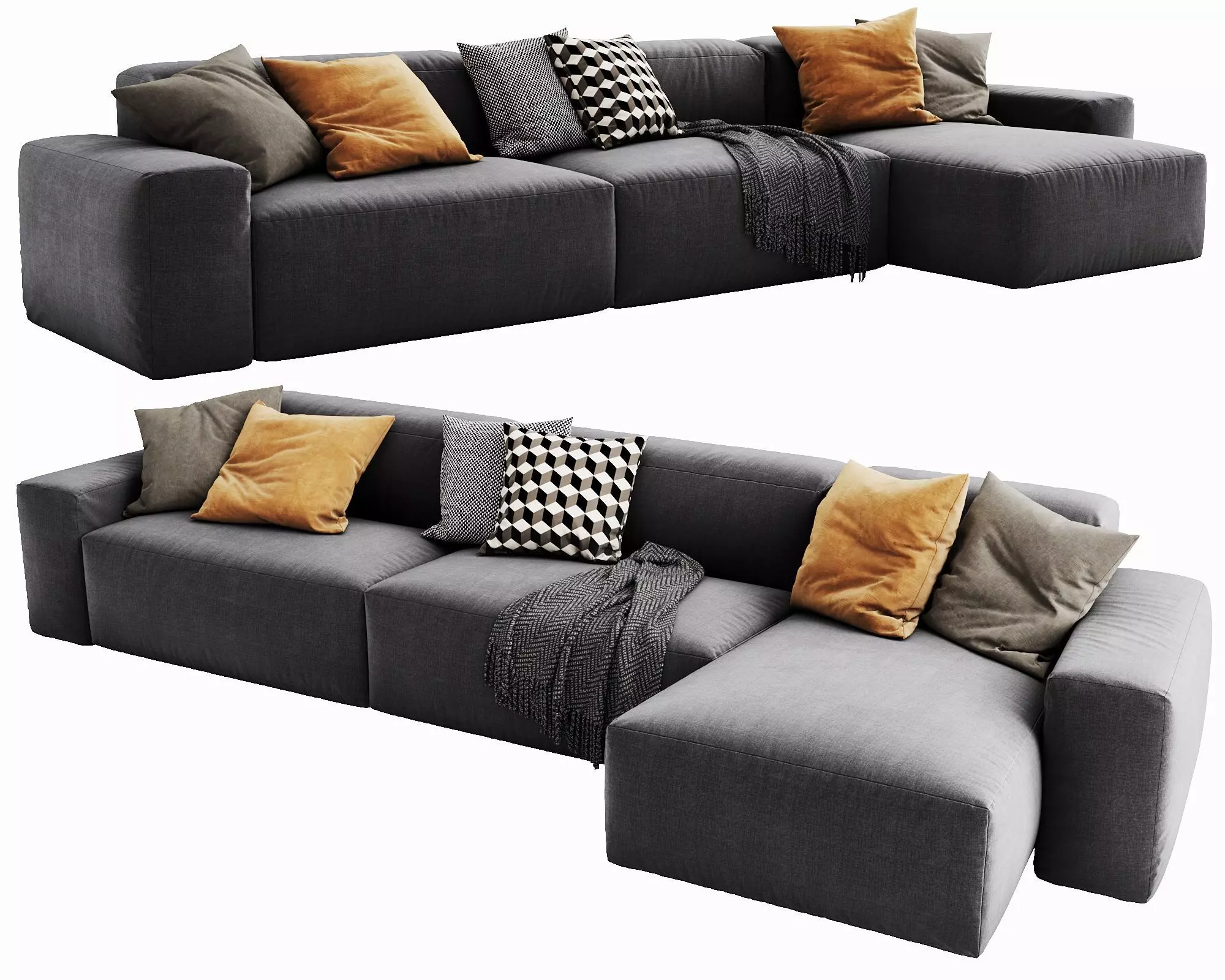 Jesse Daniel Chaise Lounge 3D model_0