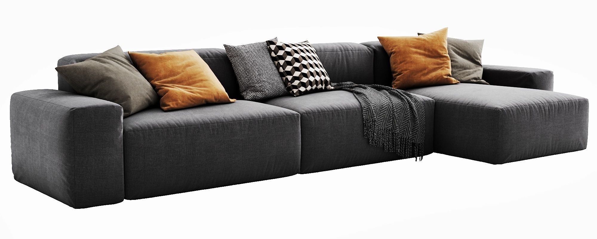 Jesse Daniel Chaise Lounge 3D model_1