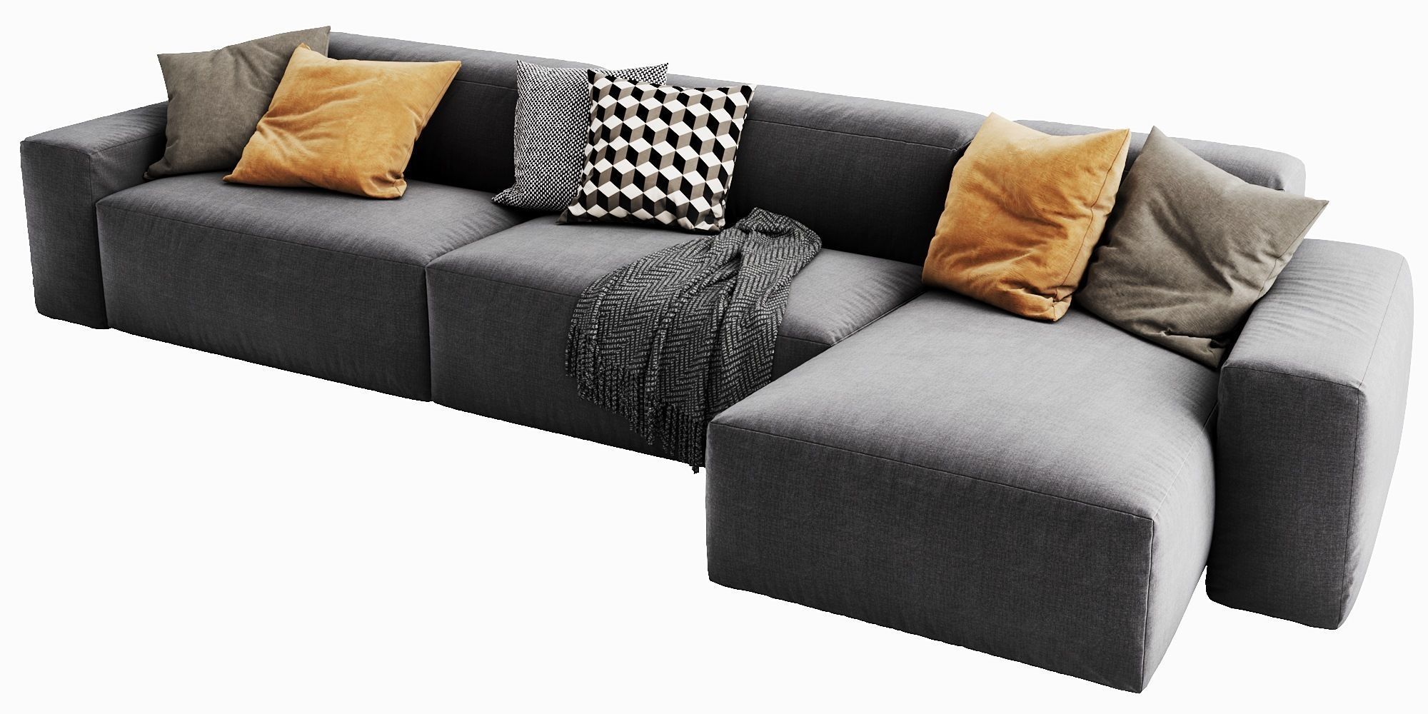 Jesse Daniel Chaise Lounge 3D model_11