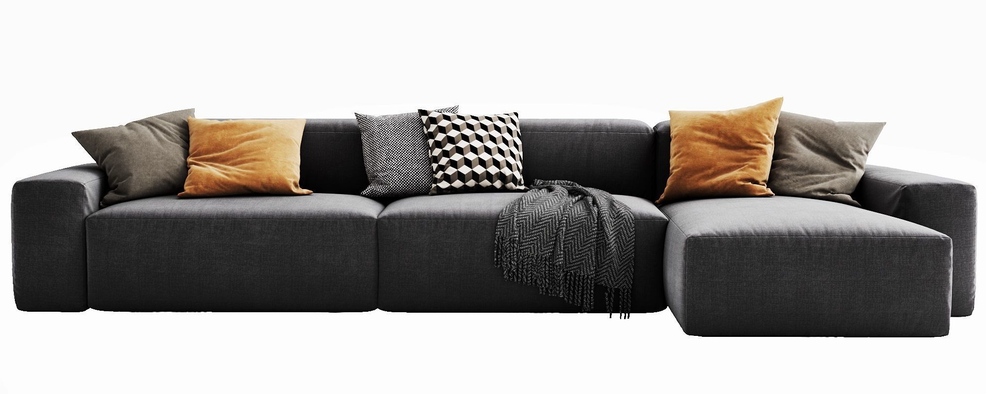 Jesse Daniel Chaise Lounge 3D model_9