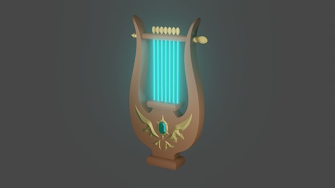 Venti   Genshin Impact lyre cosplay 3d print  3D print model