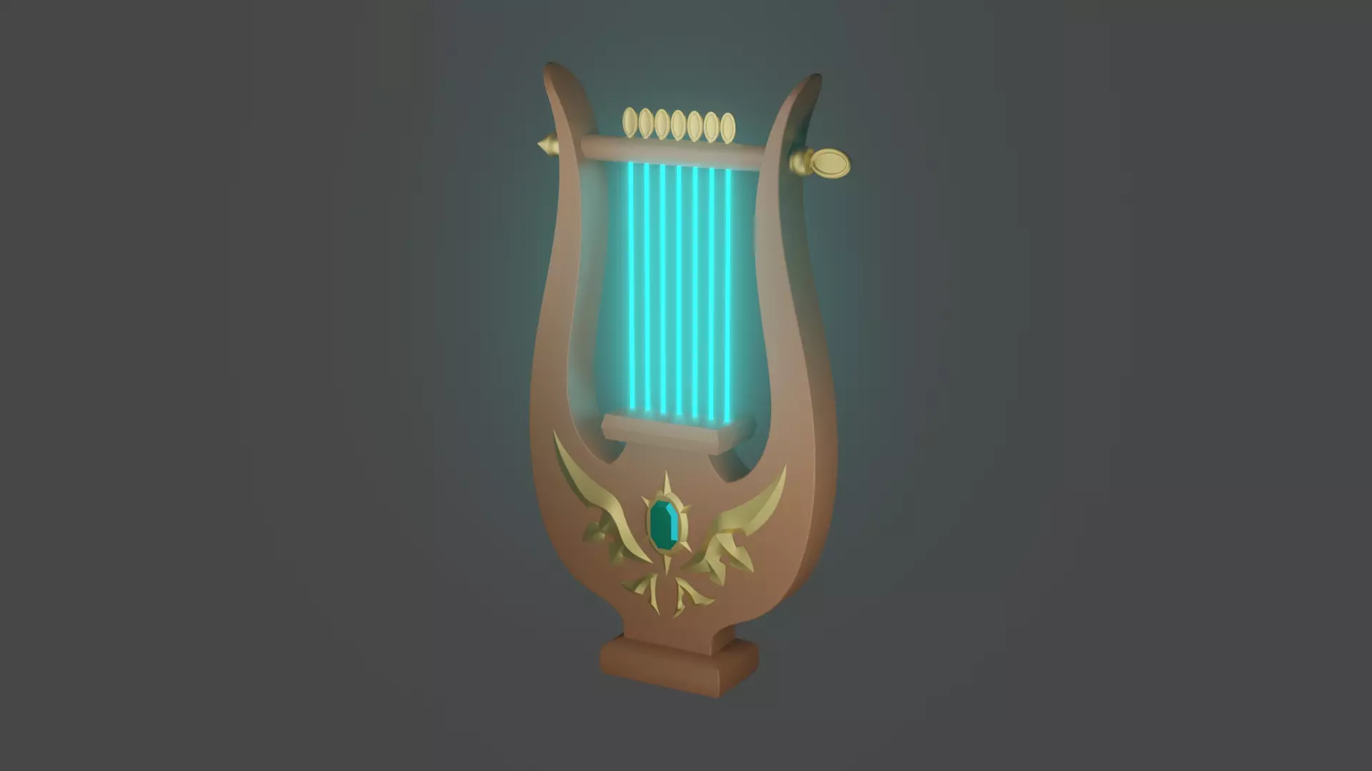 Venti Genshin Impact lyre cosplay 3d print 3D print model
