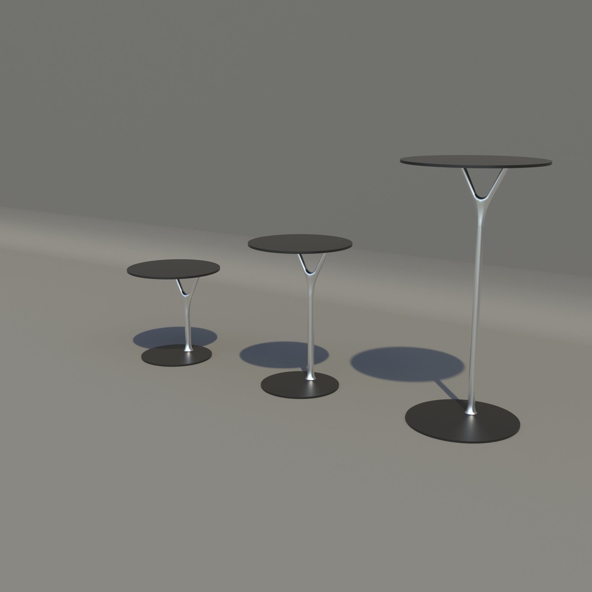 WISHBONE TABLE 3D model_2
