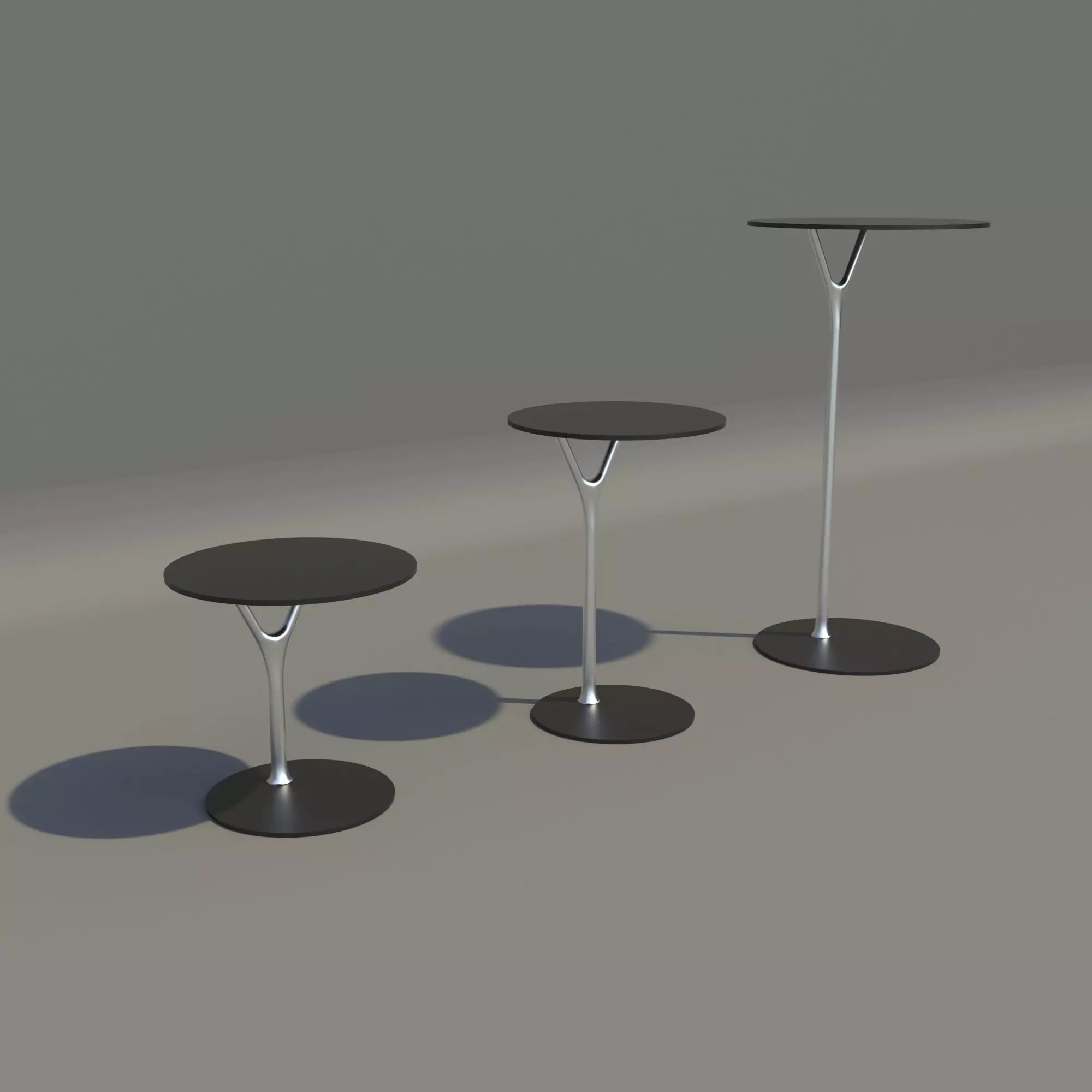 WISHBONE TABLE 3D model_0