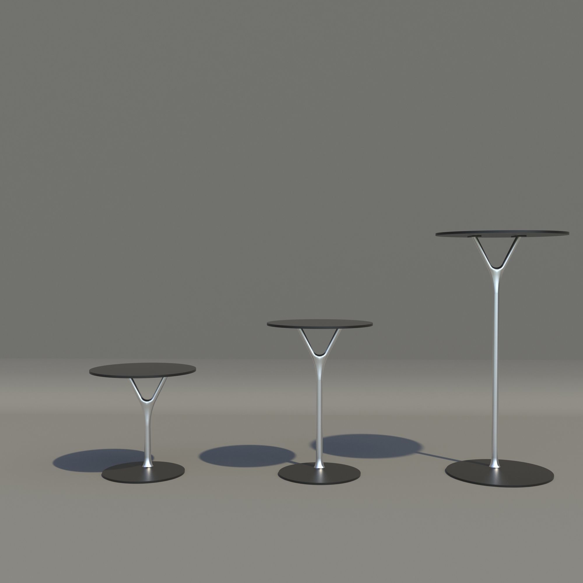 WISHBONE TABLE 3D model_1