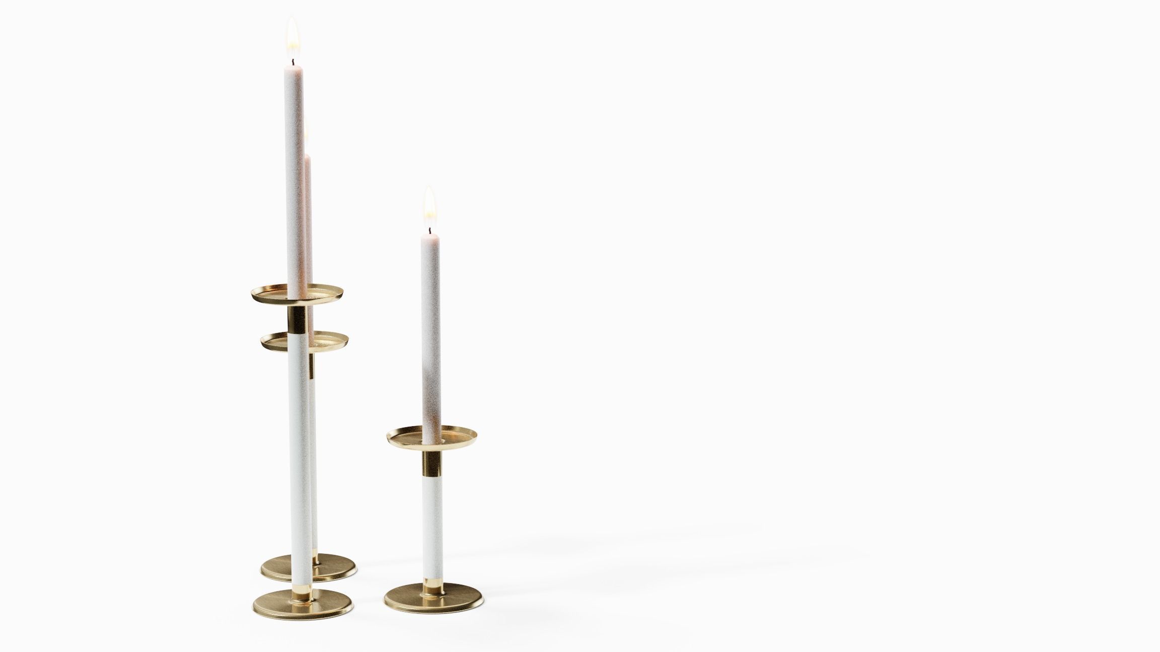 GLITTRIG candleholders 3D model_2