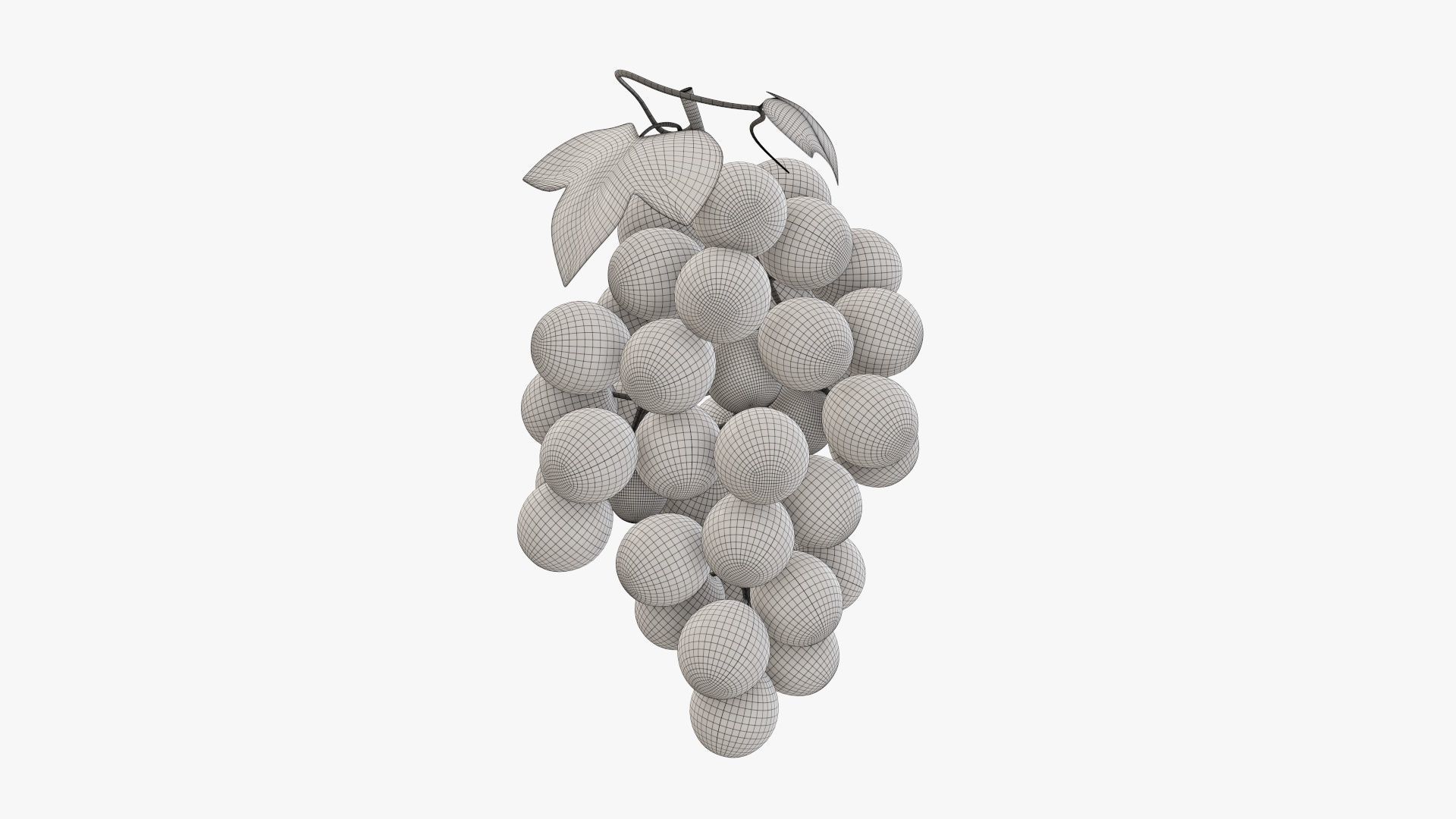 Grapes 02 3D model_6