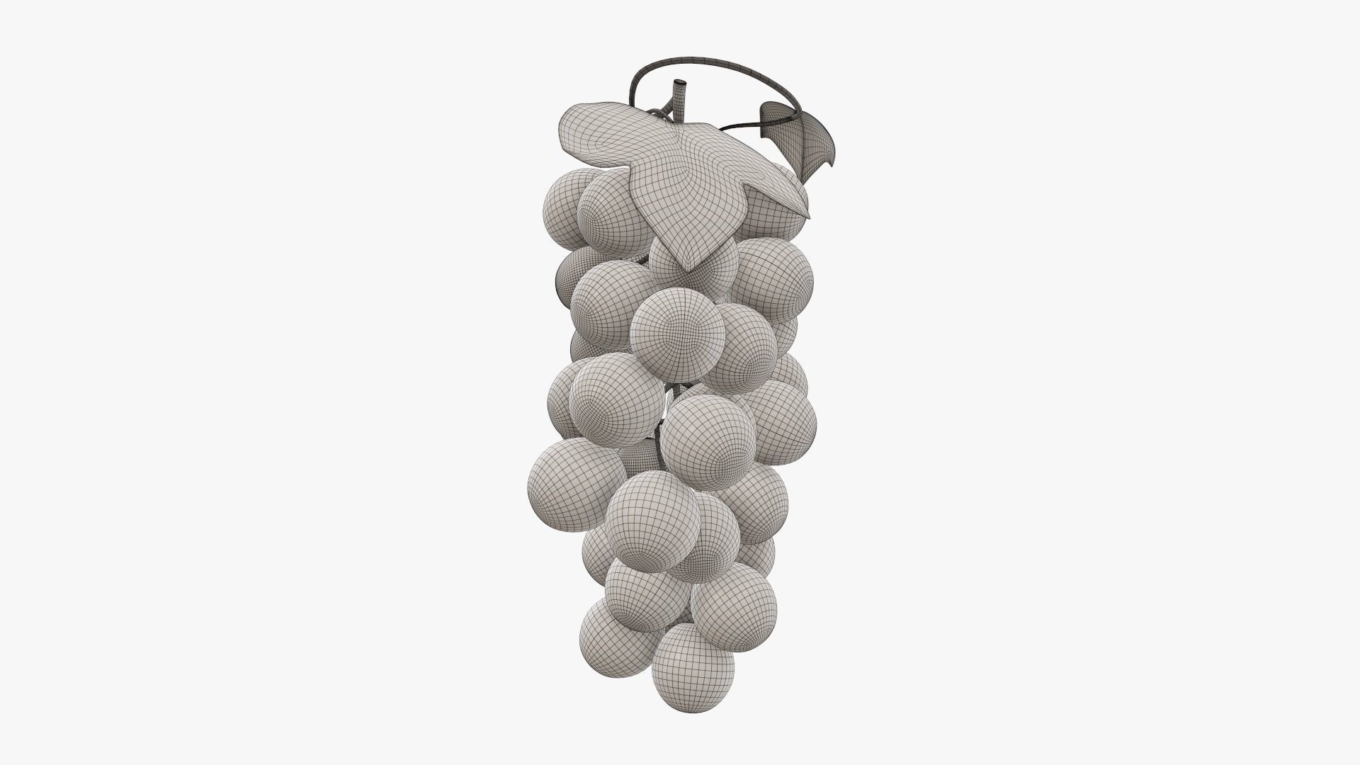 Grapes 02 3D model_7