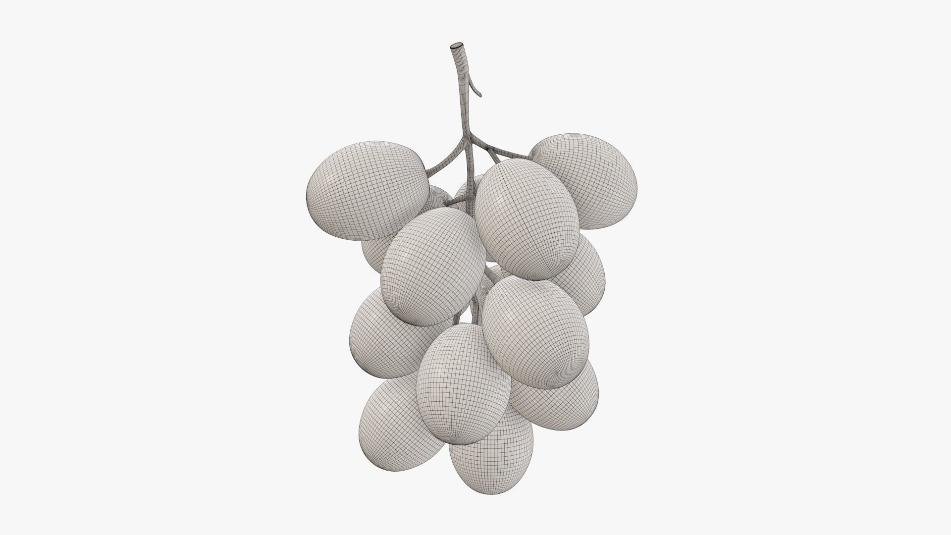 Grapes 03 3D model_9