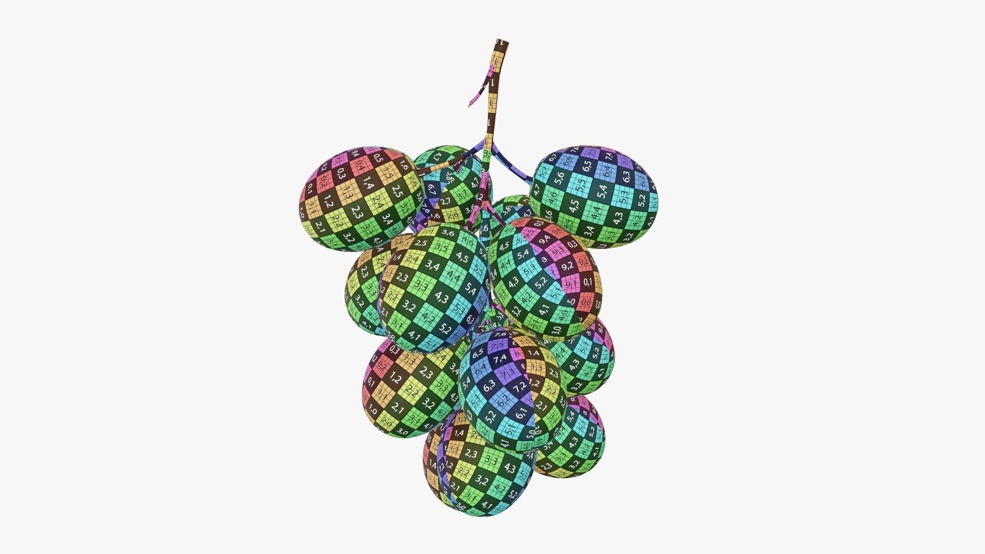 Grapes 03 3D model_12