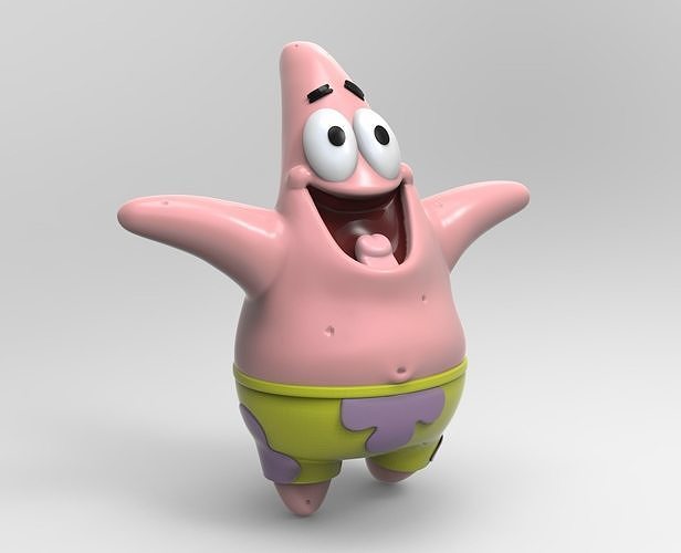 patrick spongebob toy 3D print model