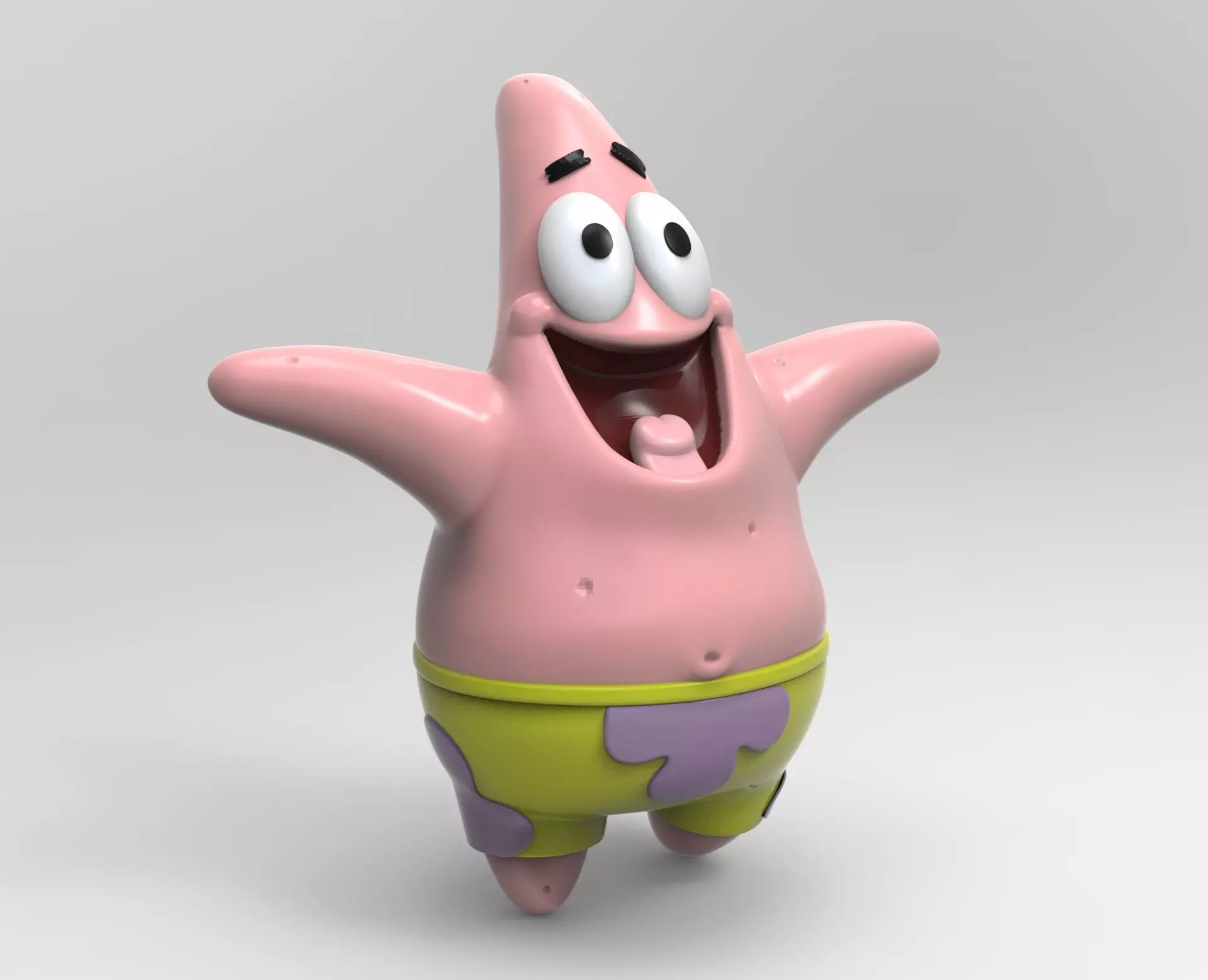patrick spongebob toy 3D print model_0