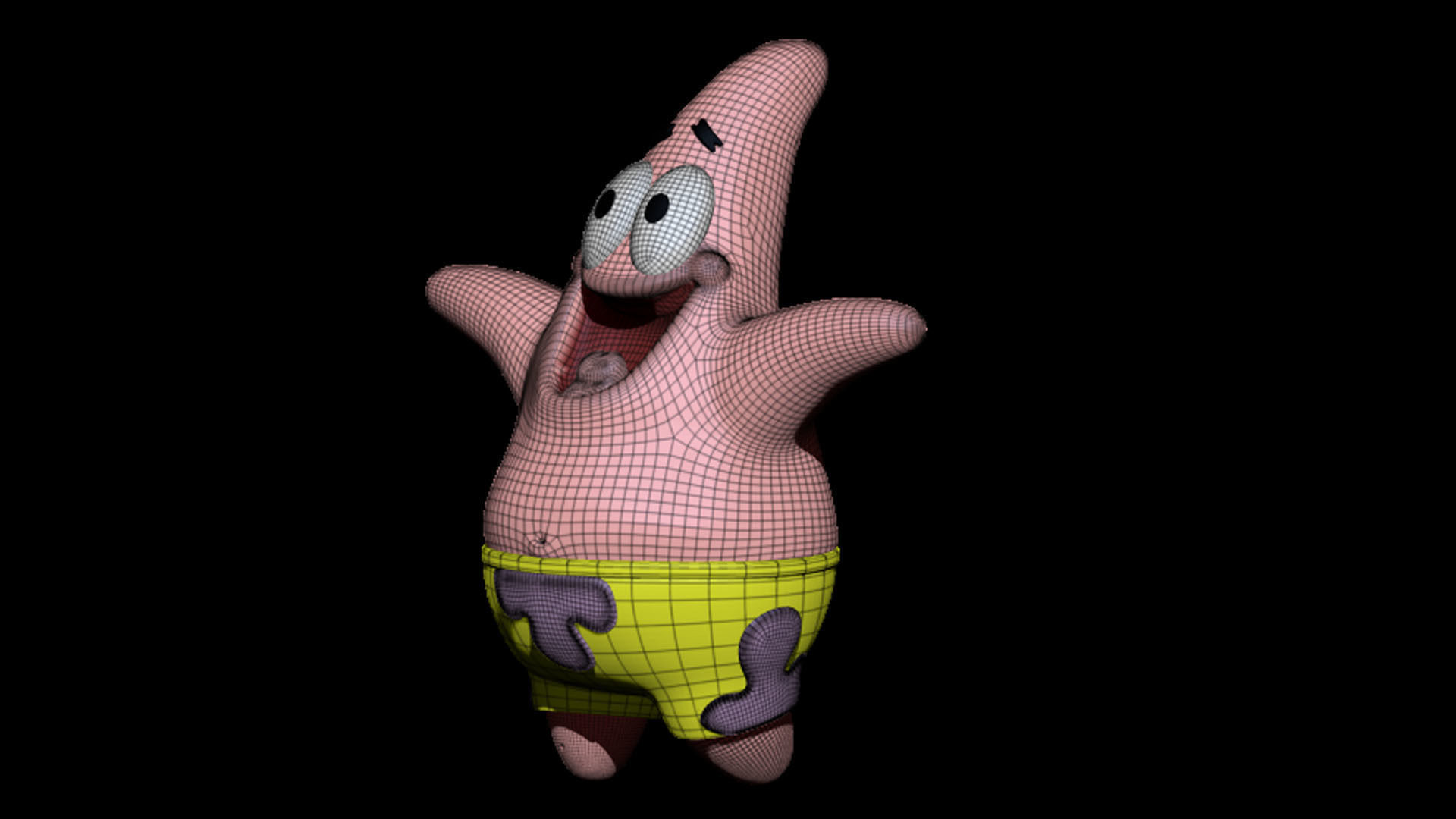 patrick spongebob toy 3D print model_6