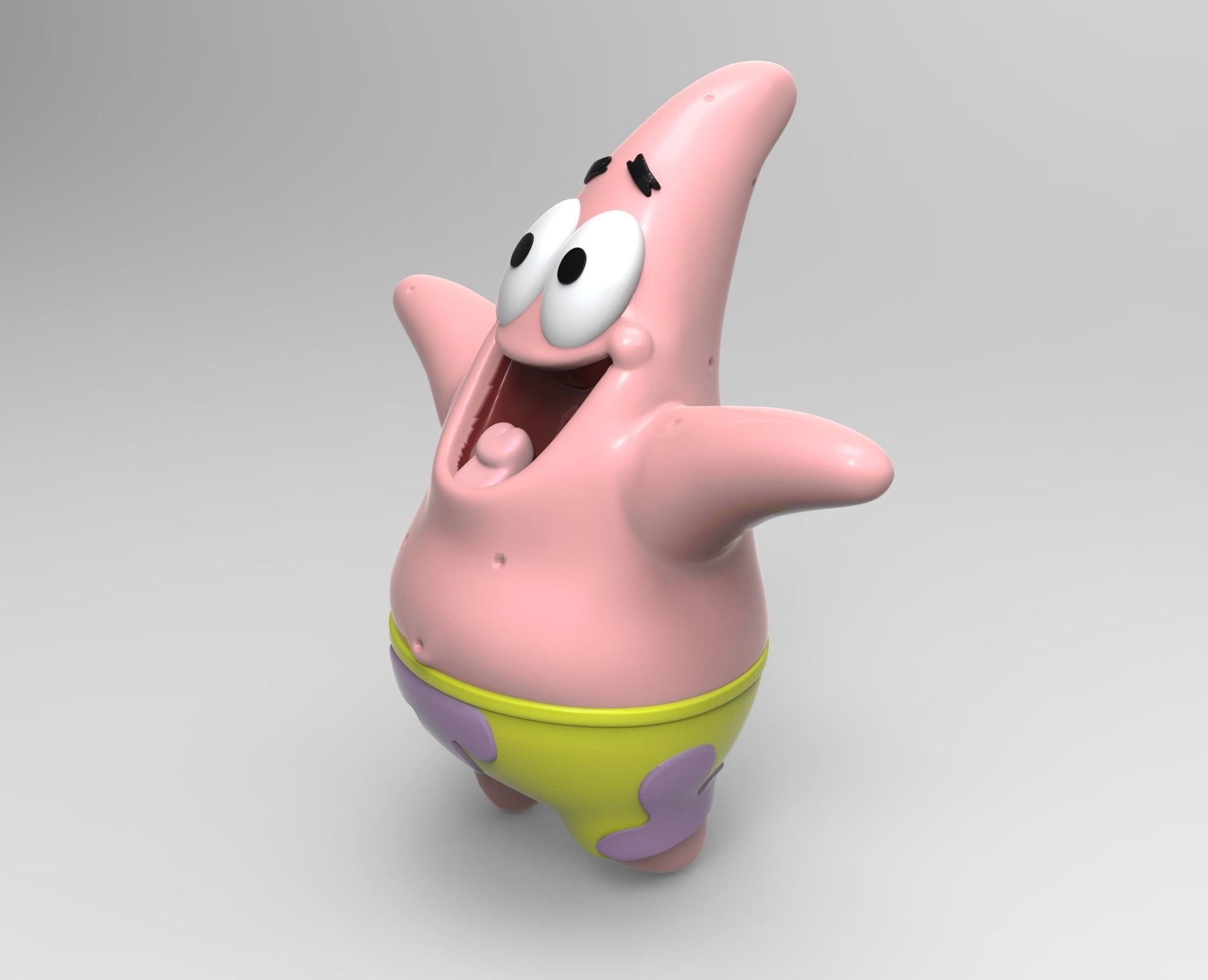 patrick spongebob toy 3D print model_4