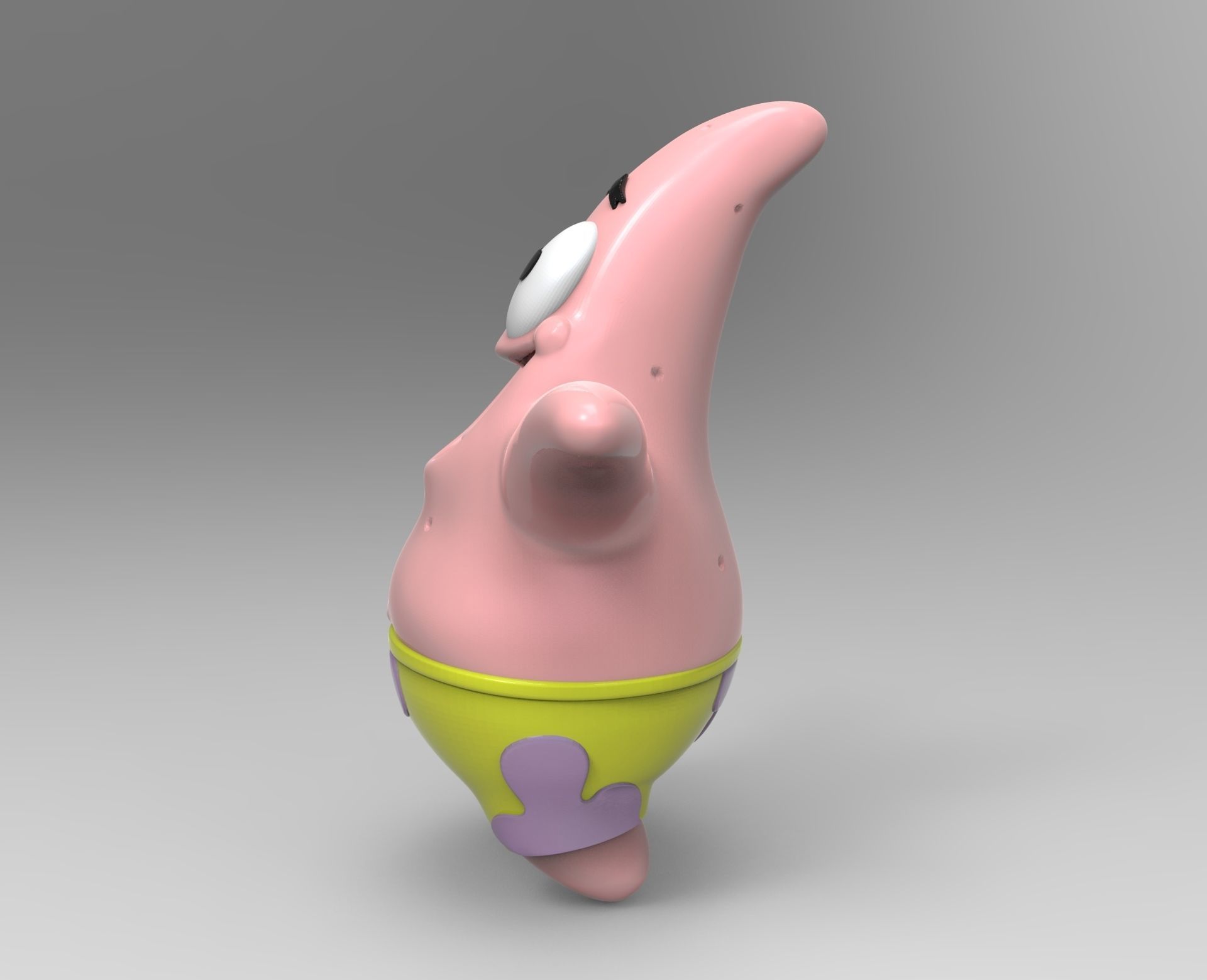 patrick spongebob toy 3D print model_2