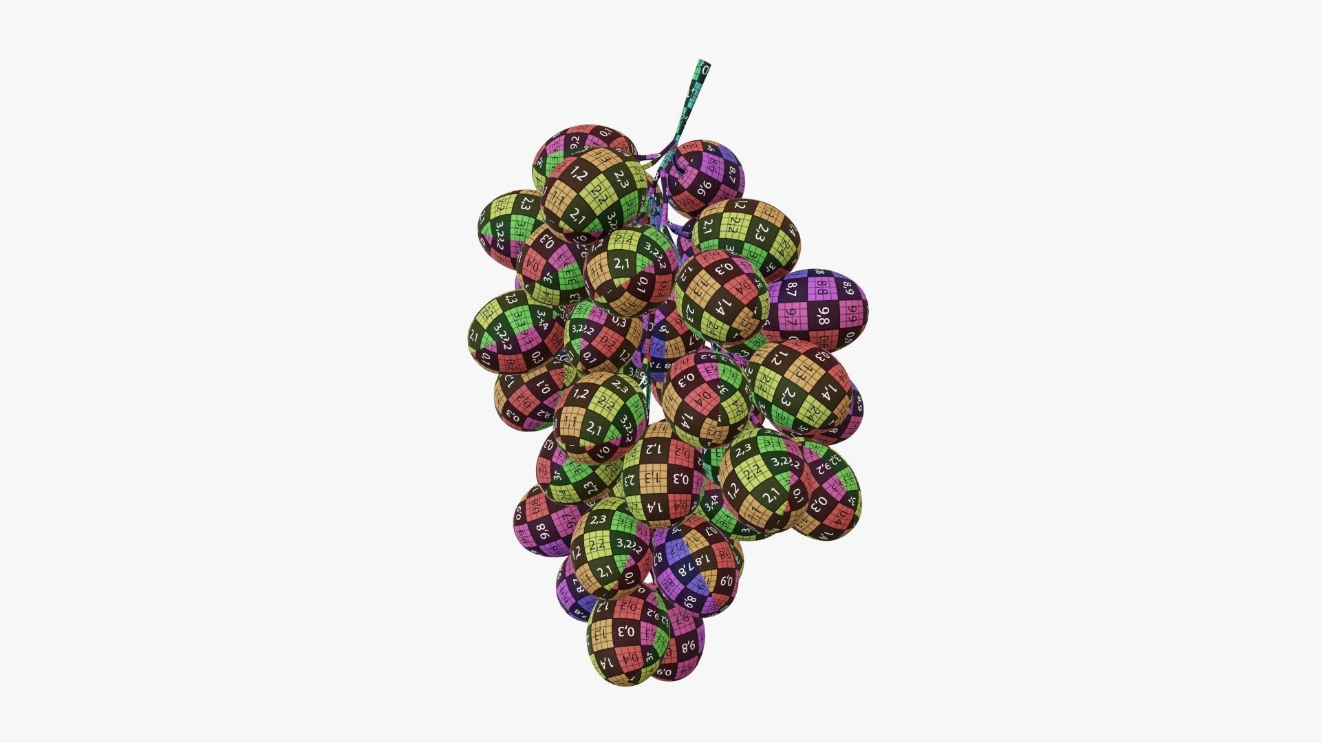 Grapes 04 3D model_12