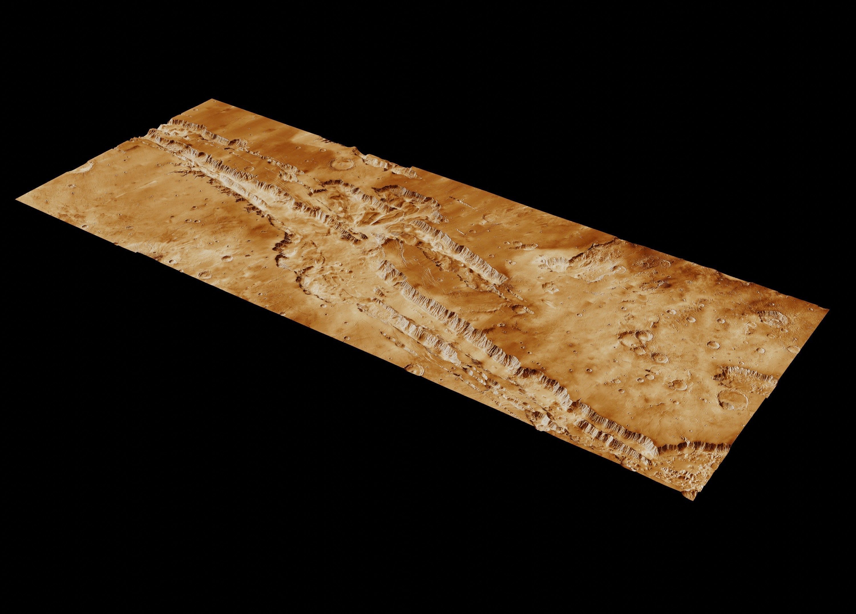 Mars Valles Marineris Alien Planet Sci-Fi Fantasy Scenery 3D model_13