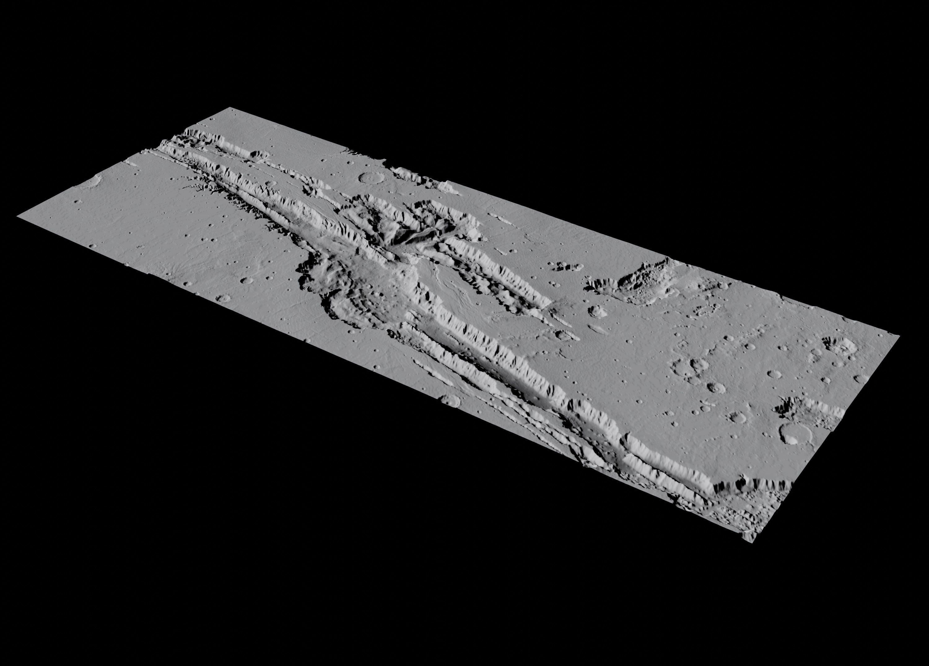 Mars Valles Marineris Alien Planet Sci-Fi Fantasy Scenery 3D model_14