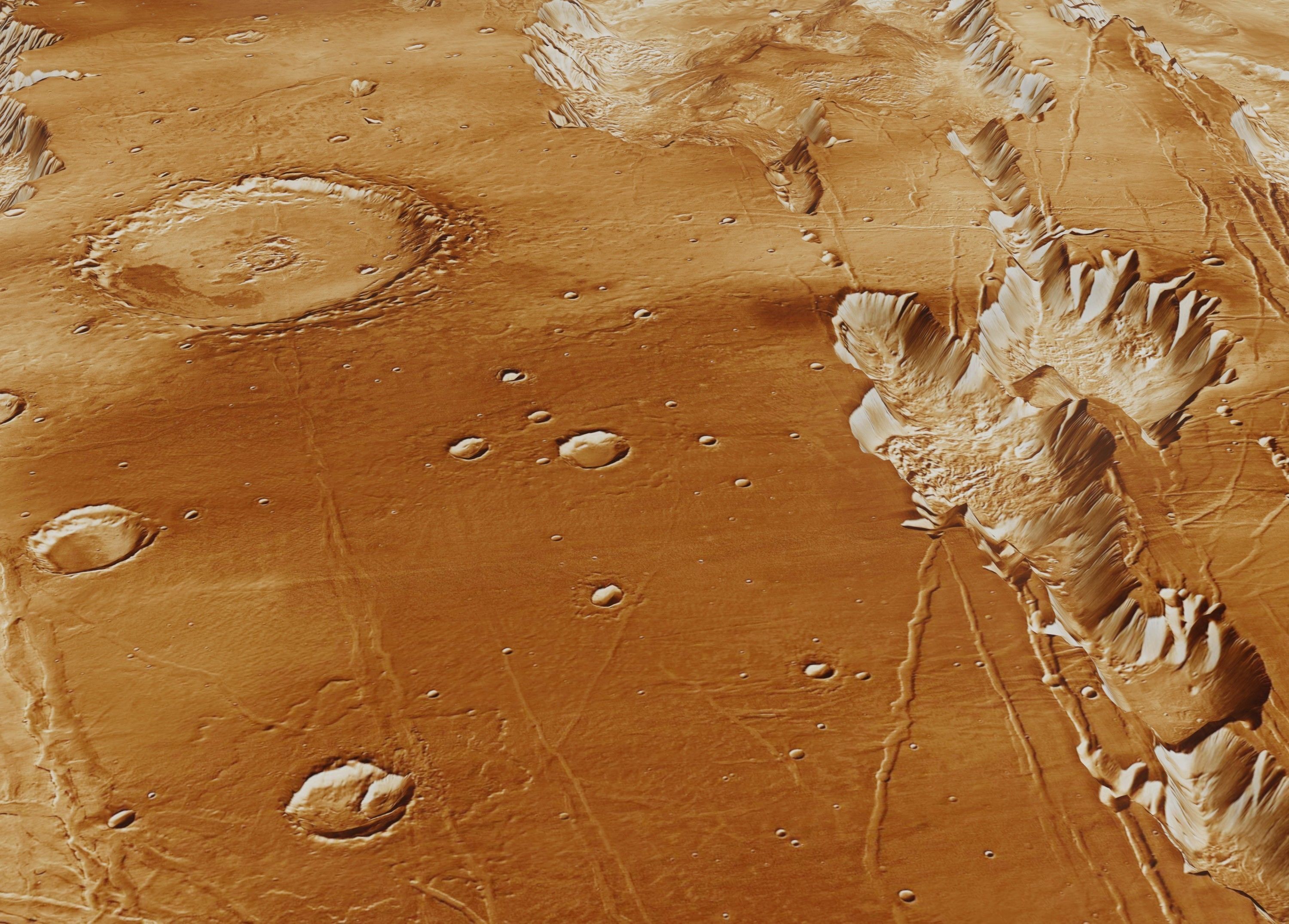 Mars Valles Marineris Alien Planet Sci-Fi Fantasy Scenery 3D model_11