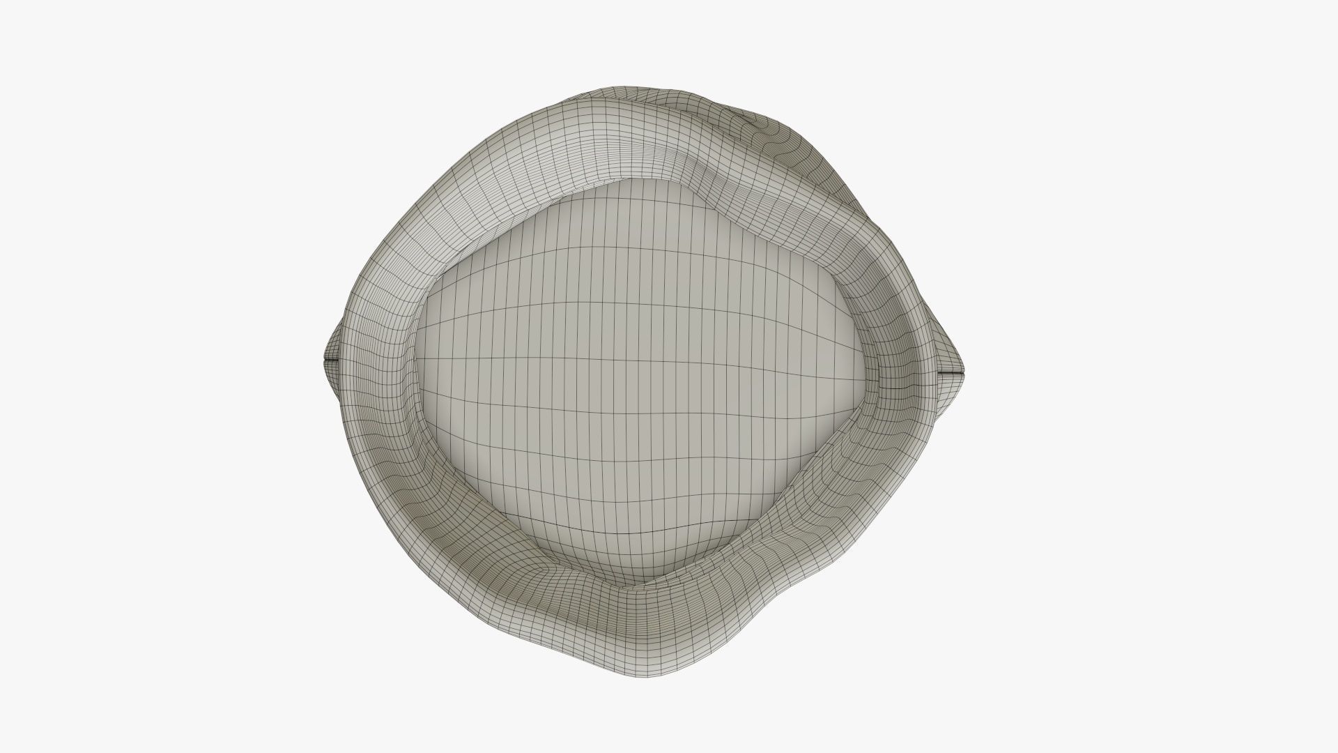 Christmas gift bag  Santa Claus 03 open 3D model_9