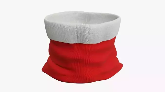 Christmas gift bag  Santa Claus 03 open 3D model