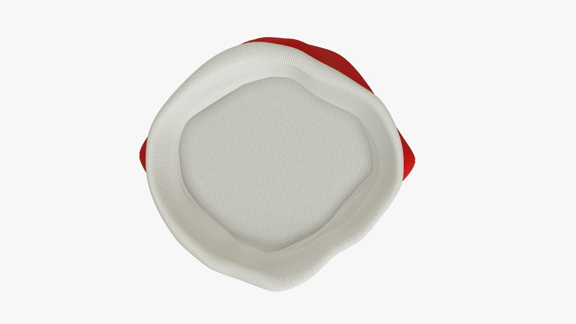 Christmas gift bag  Santa Claus 03 open 3D model_4