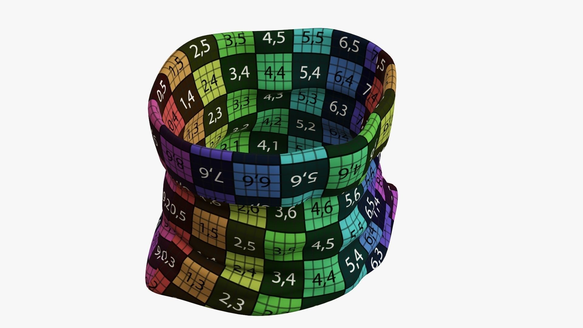 Christmas gift bag  Santa Claus 03 open 3D model_13