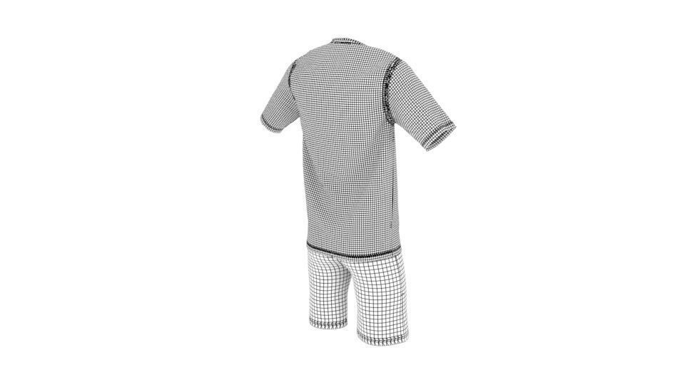 Plain Shirt And Pant High Poly 3D model_5