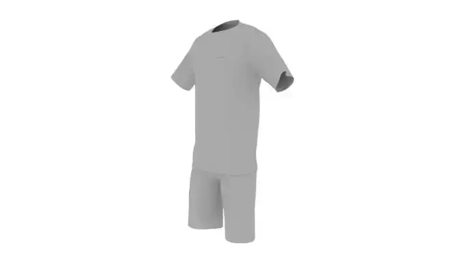 Plain Shirt And Pant High Poly 3D model