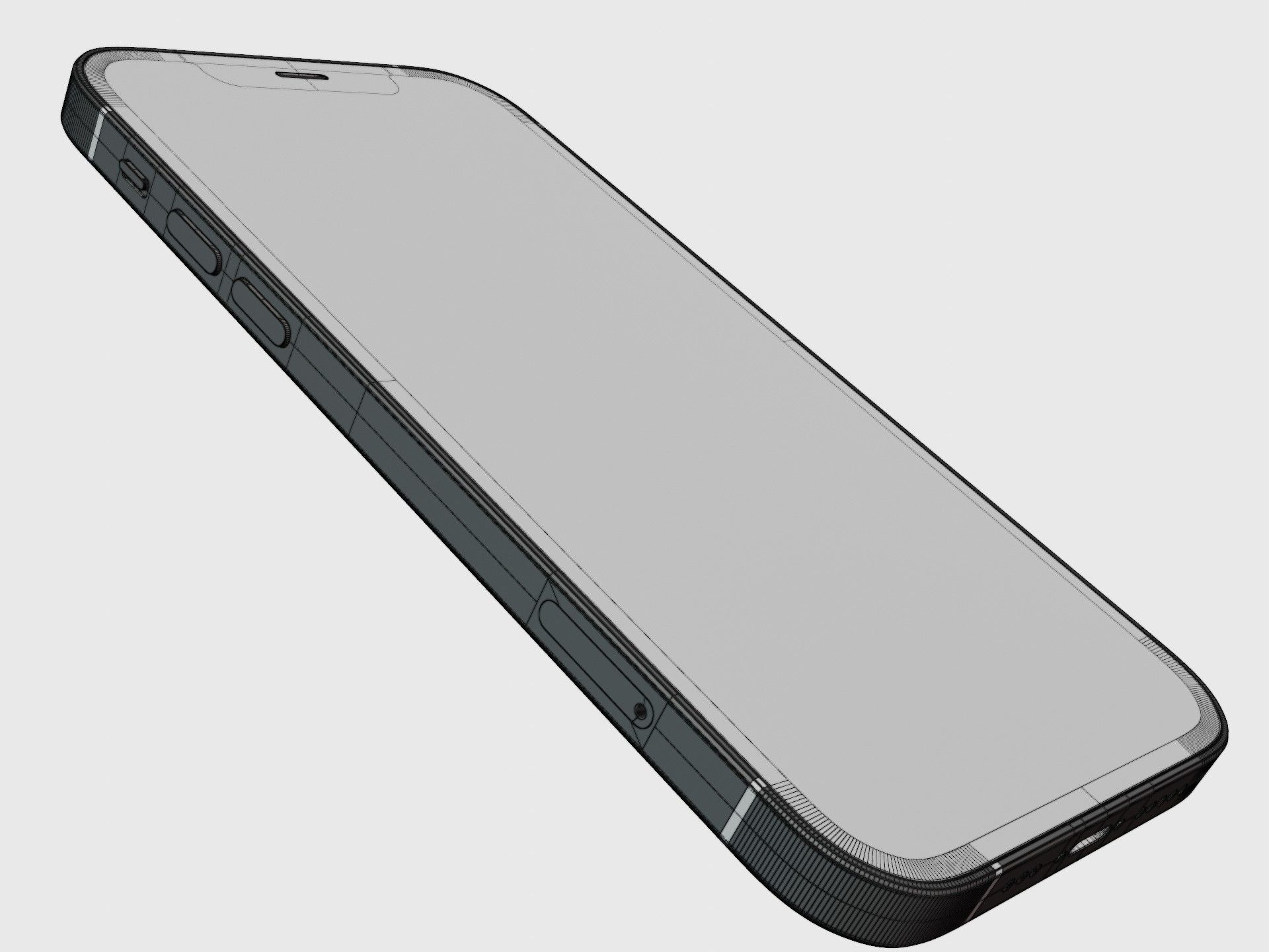 iPhone 12 pro and iPhone 12pro max 3D model_21