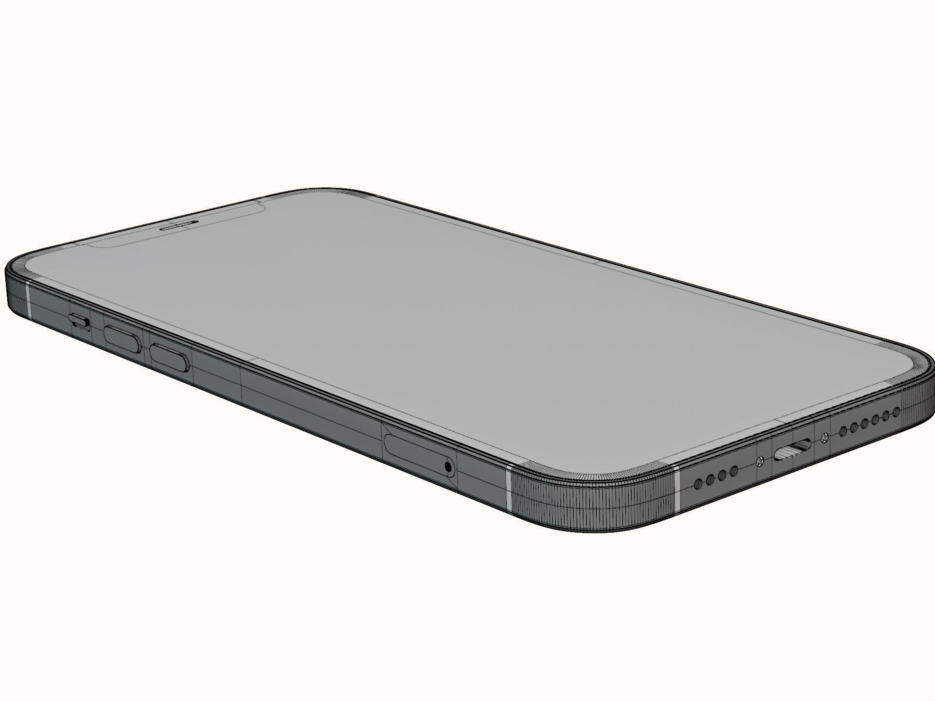 iPhone 12 pro and iPhone 12pro max 3D model_35