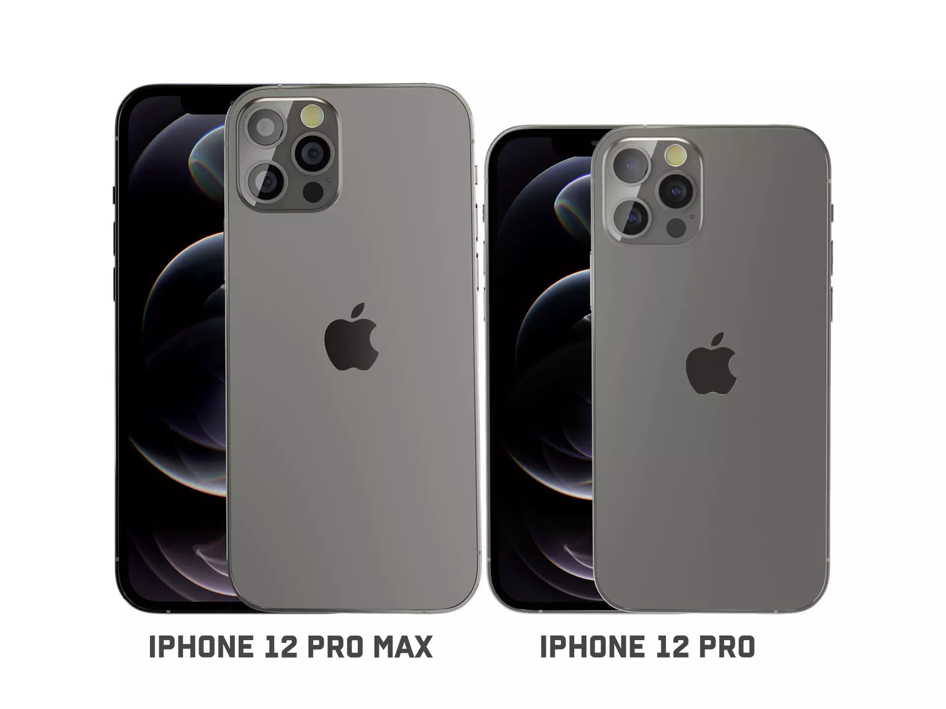 iPhone 12 pro and iPhone 12pro max 3D model_0