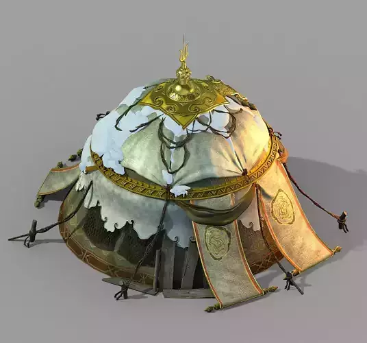 Yurt-tent-red style 01