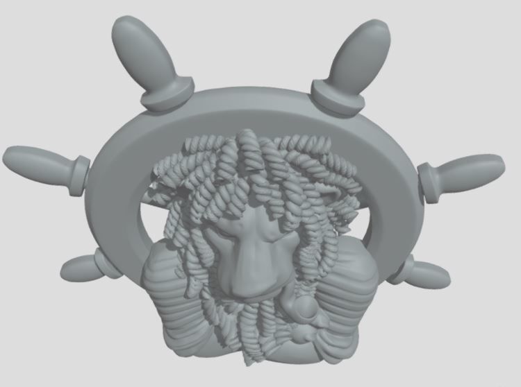 lion capitan Free 3D print model_7