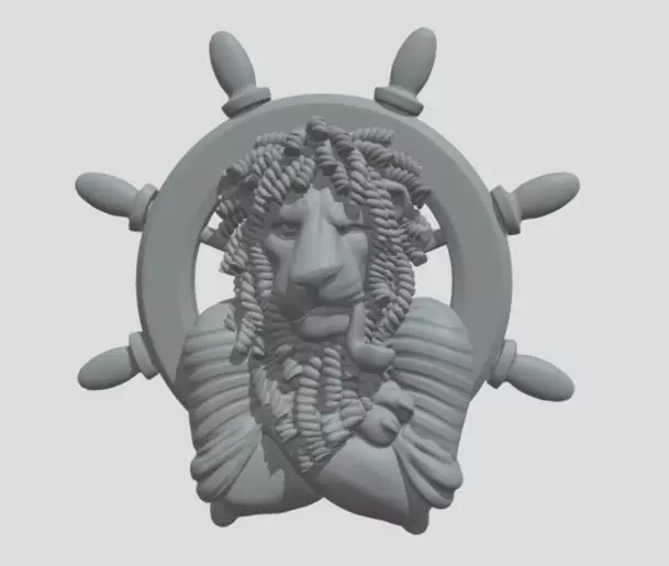 lion capitan Free 3D print model_0