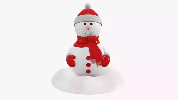 Snowman 02 3D model