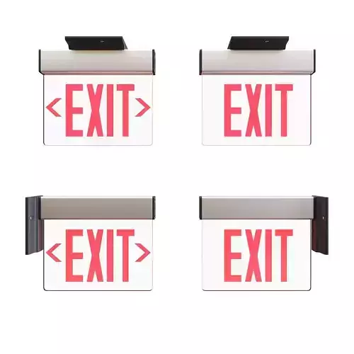 EXIT sign  3D model